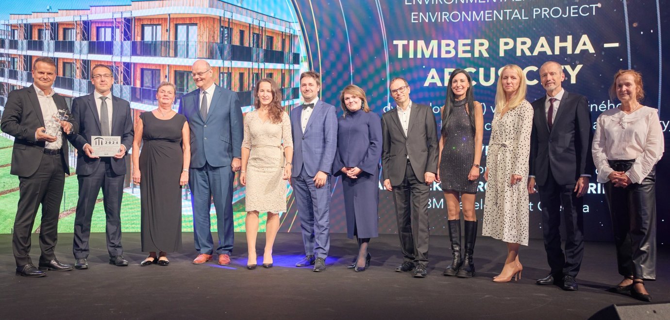 Timber Praha is this year's Environmental Project of the Year in the "Best of Realty 2024"